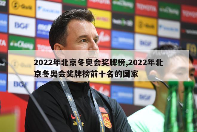 2022年北京冬奥会奖牌榜,2022年北京冬奥会奖牌榜前十名的国家